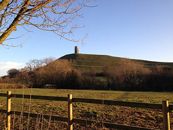 Somerset Glastonbury Tor walking